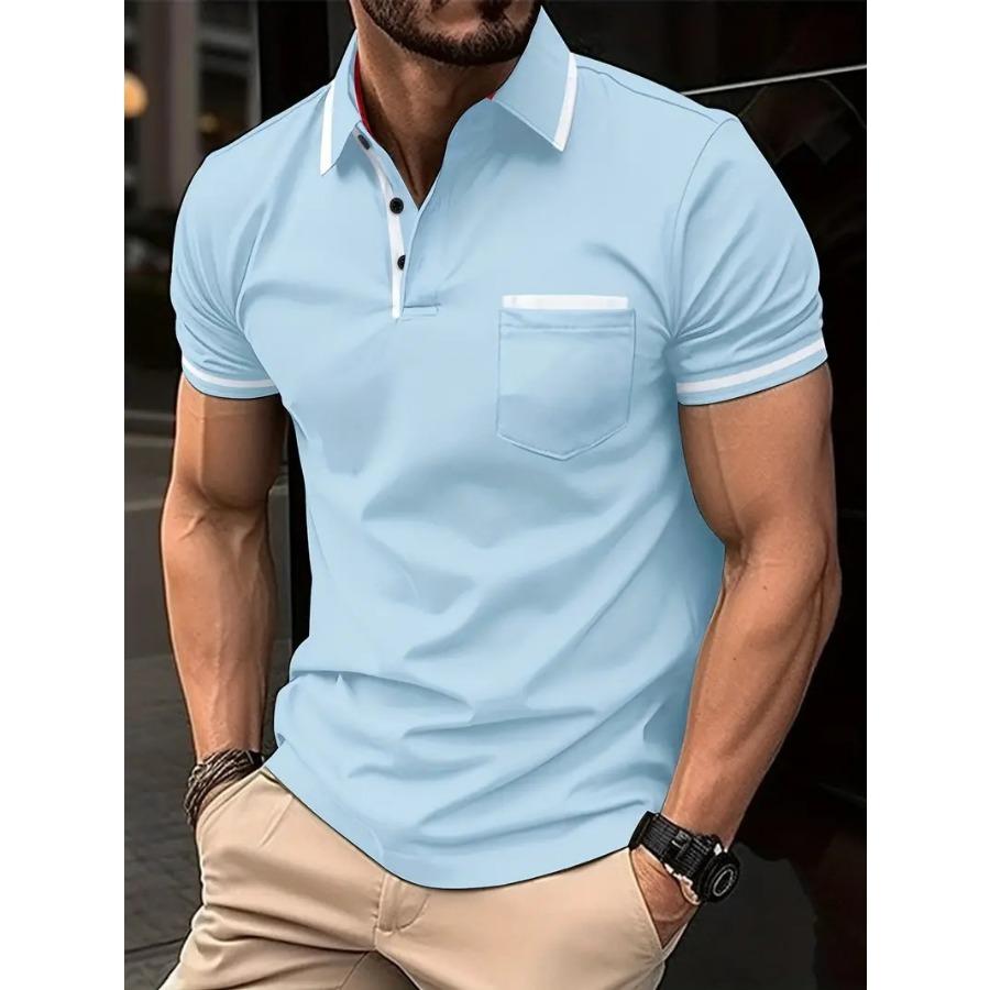 BENNETTVALE MEN’S CONTRAST TRIM POLO SHIRT