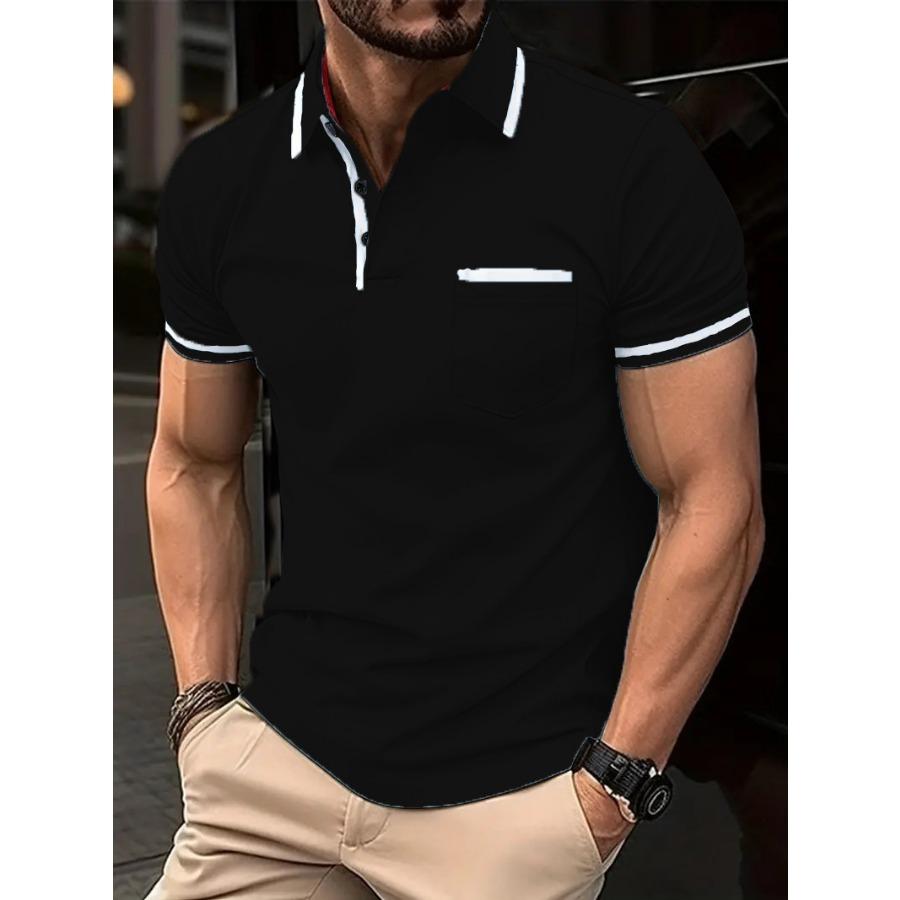 BENNETTVALE MEN’S CONTRAST TRIM POLO SHIRT
