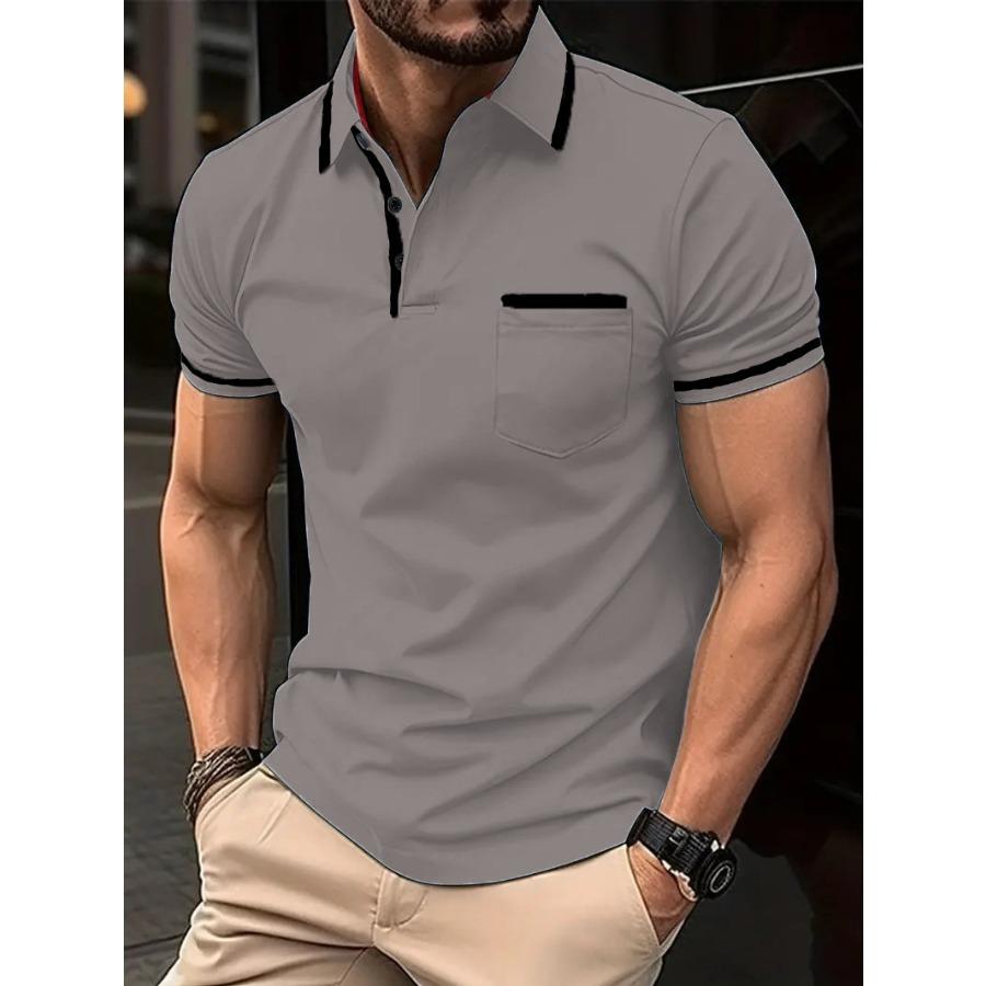 BENNETTVALE MEN’S CONTRAST TRIM POLO SHIRT