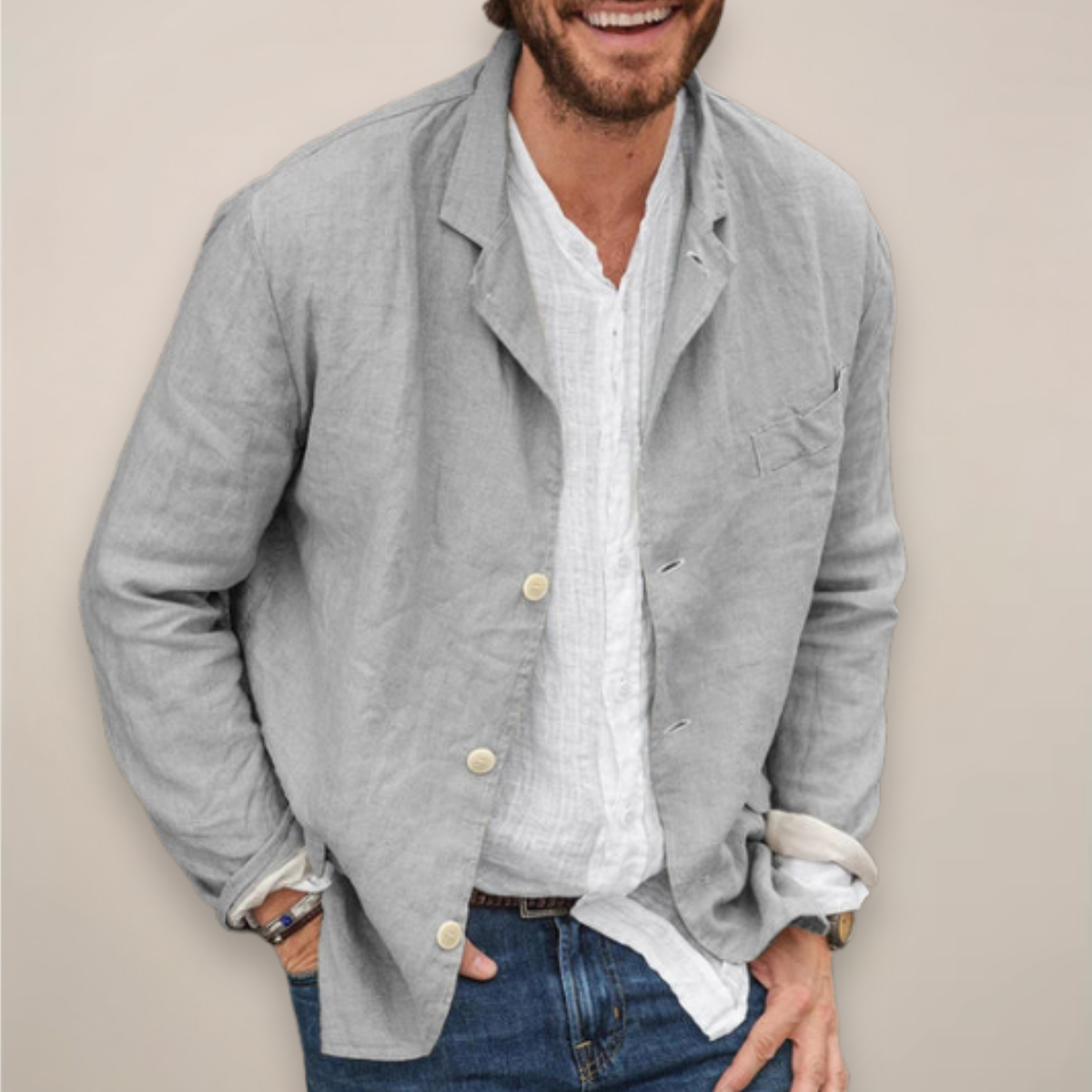 BENNETTVALE MEN’S RELAXED SUMMER BLAZER