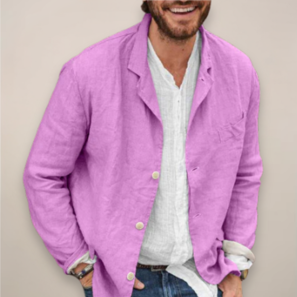 BENNETTVALE MEN’S RELAXED SUMMER BLAZER