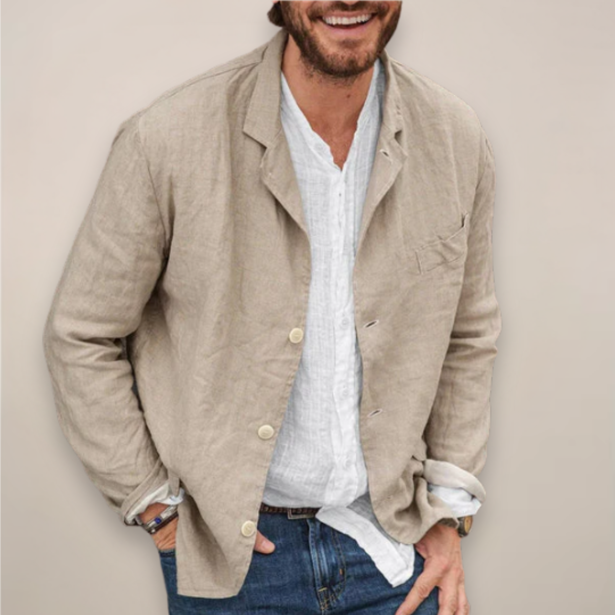 BENNETTVALE MEN’S RELAXED SUMMER BLAZER