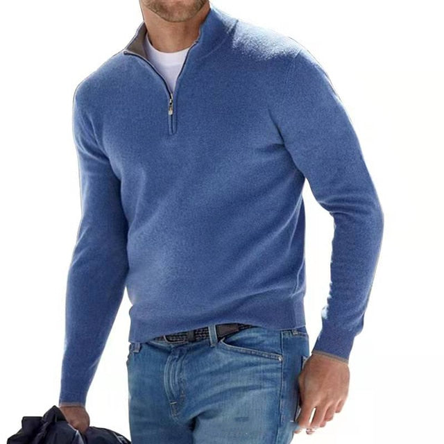 BENNETT MEN’S CLASSIC HALF-ZIP JUMPER