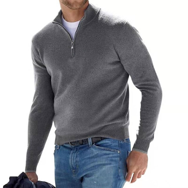 BENNETT MEN’S CLASSIC HALF-ZIP JUMPER