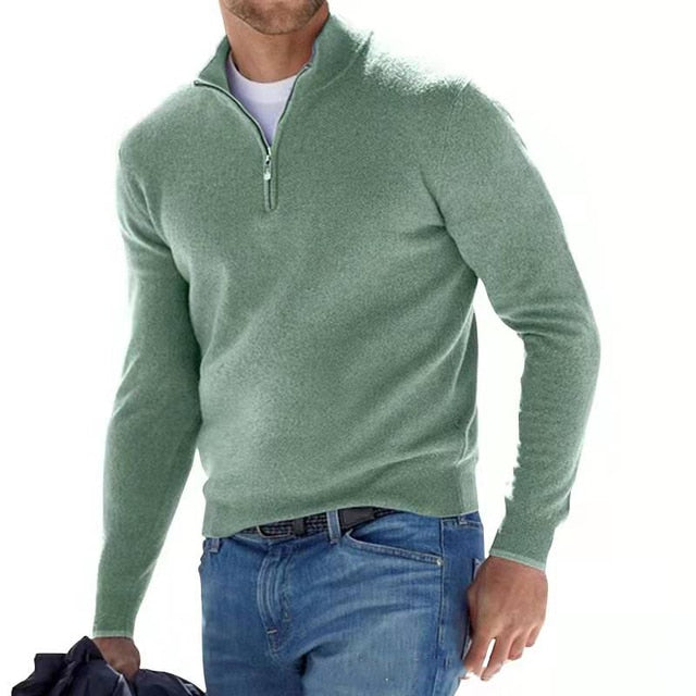 BENNETT MEN’S CLASSIC HALF-ZIP JUMPER