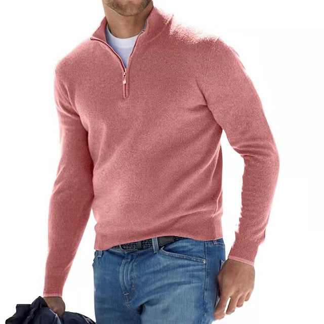 BENNETT MEN’S CLASSIC HALF-ZIP JUMPER