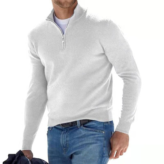 BENNETT MEN’S CLASSIC HALF-ZIP JUMPER