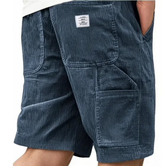 BENNETTVALE MEN’S CORDUROY CARGO SHORTS