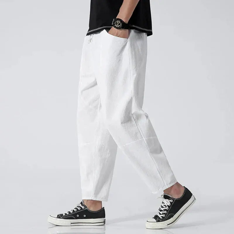 BENNETTVALE MEN’S RELAXED TAPERED ANKLE PANTS