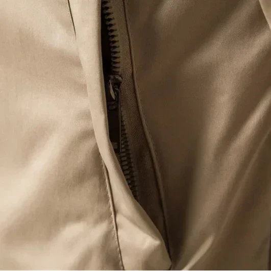 BENNETTVALE MEN’S RIBBED COLLAR BOMBER JACKET