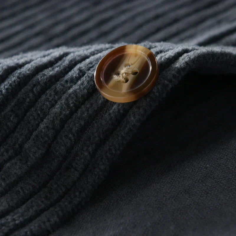 MEN’S CORDUROY BUTTON SHIRT