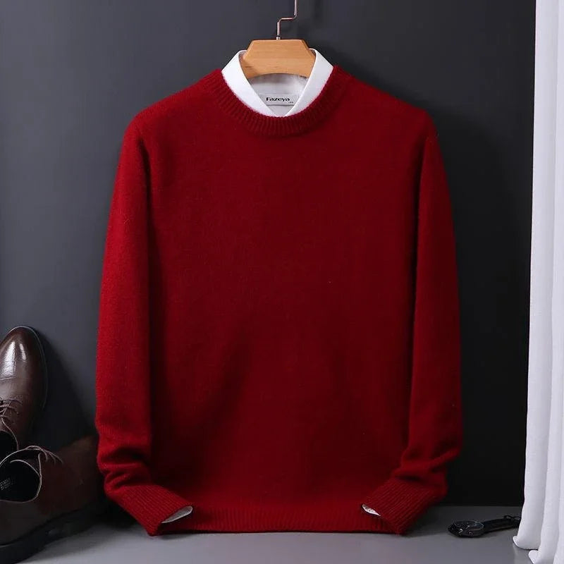 VALE MEN’S CLASSIC CASHMERE PULLOVER