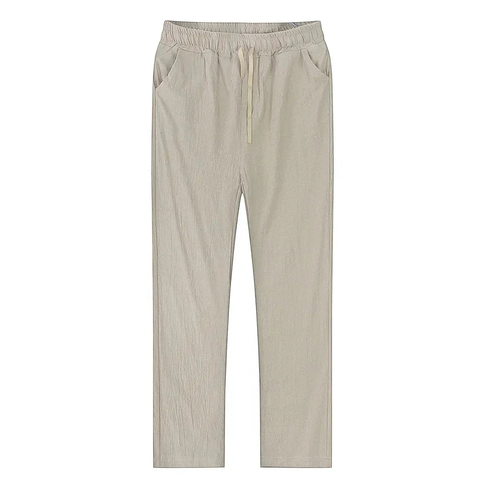 BENNETTVALE MEN’S CASUAL LINEN CITY PANTS