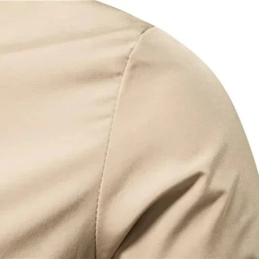 BENNETTVALE MEN’S RIBBED COLLAR BOMBER JACKET