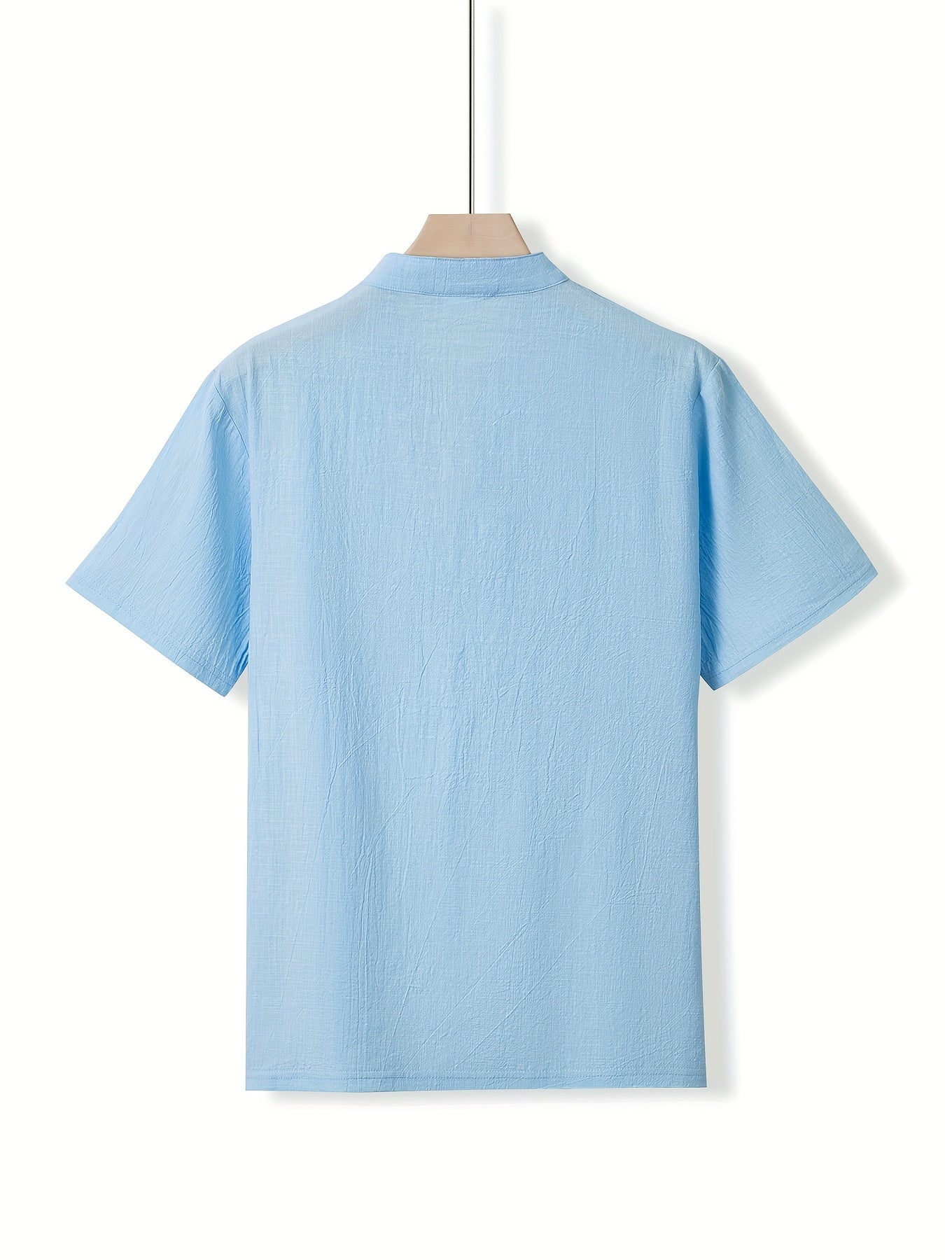 BENNETTVALE MEN’S MODERN BAND COLLAR SHIRT