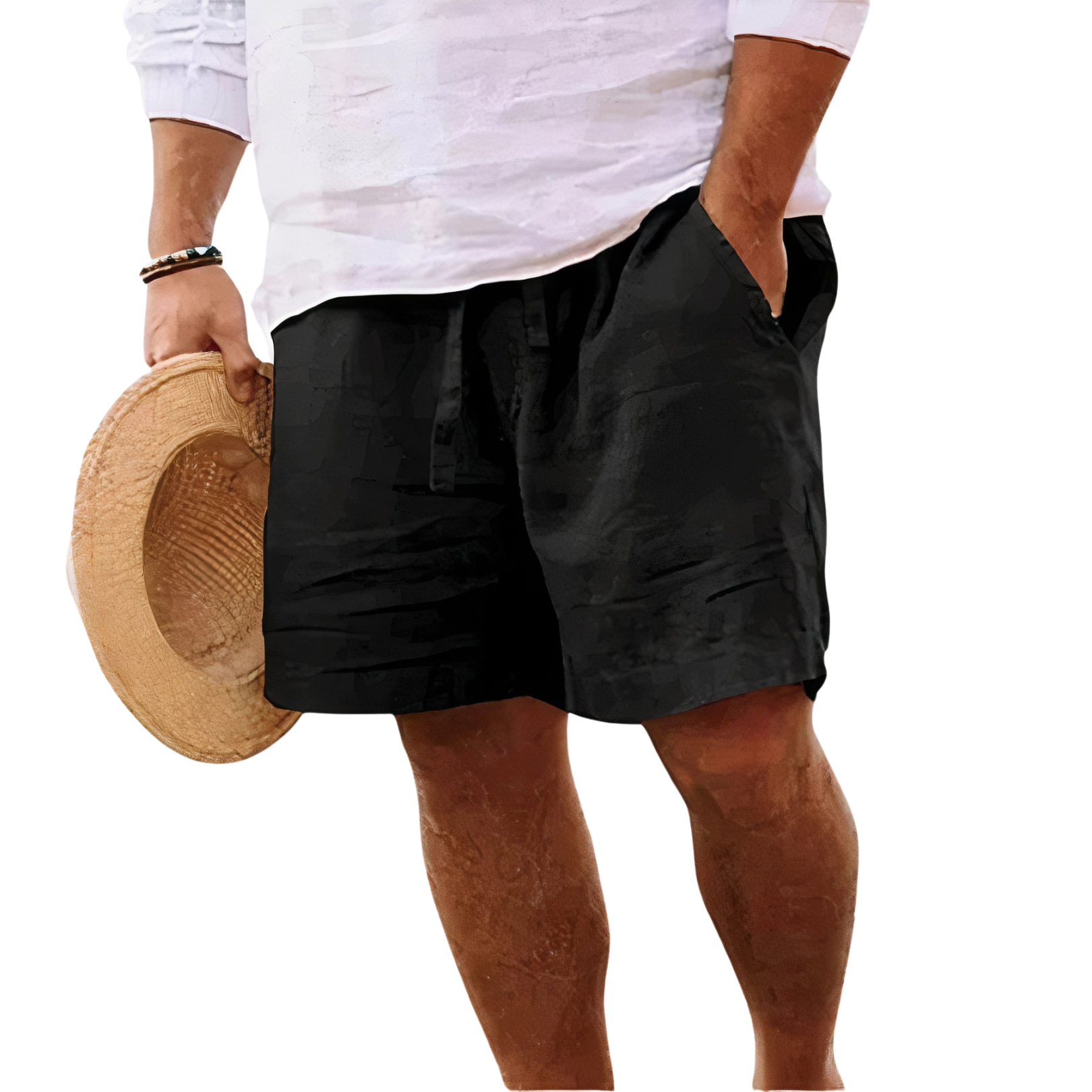 BENNETTVALE MEN’S LINEN SUMMER SHORTS