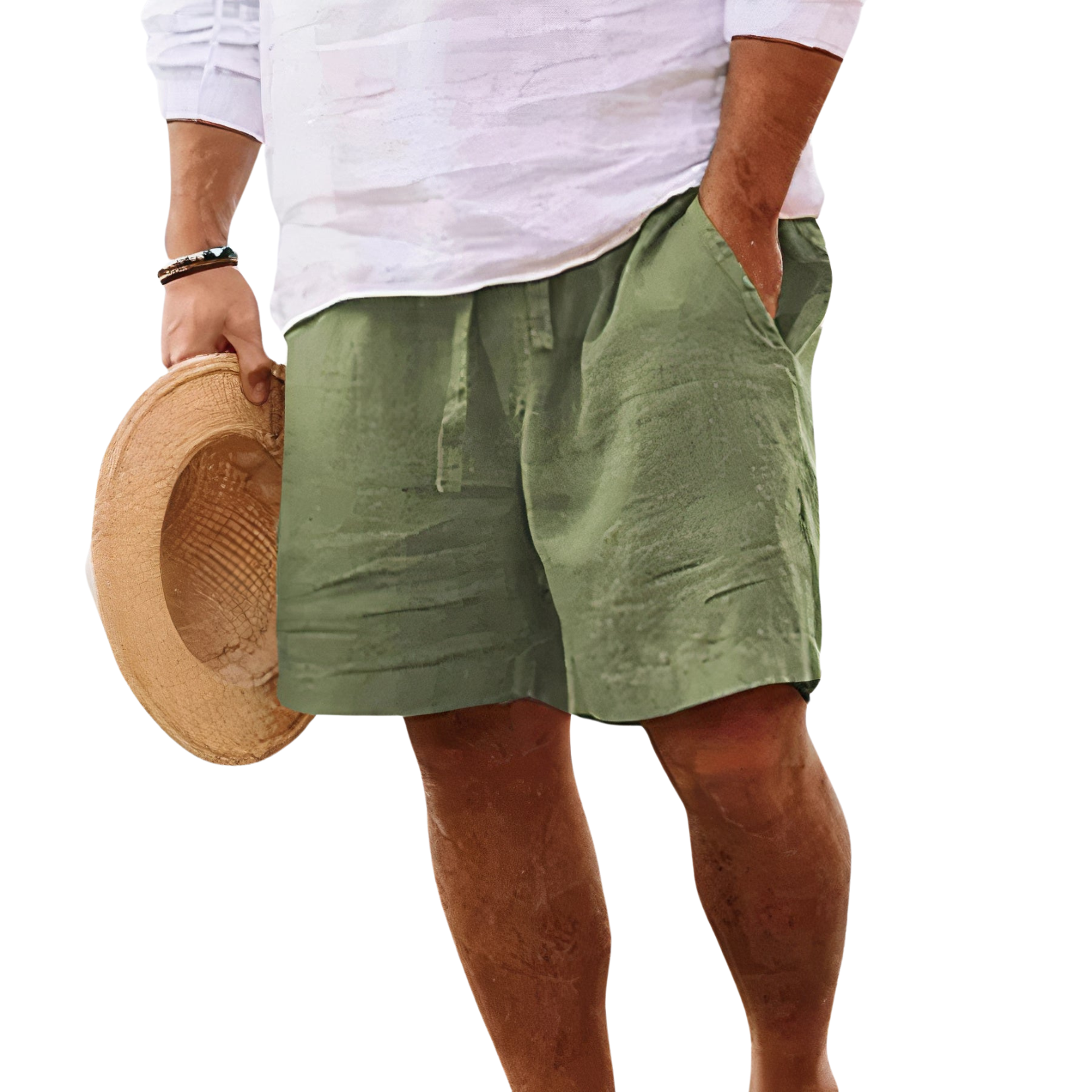 BENNETTVALE MEN’S LINEN SUMMER SHORTS