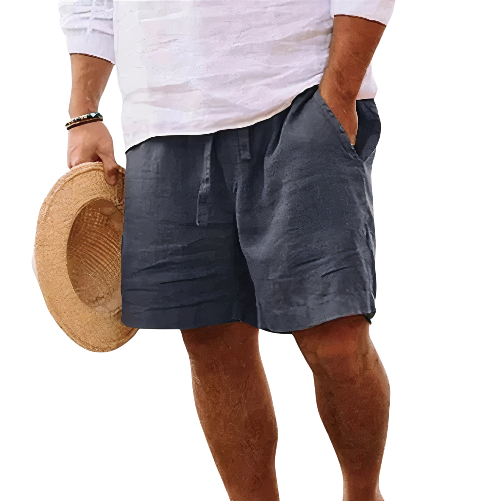 BENNETTVALE MEN’S LINEN SUMMER SHORTS