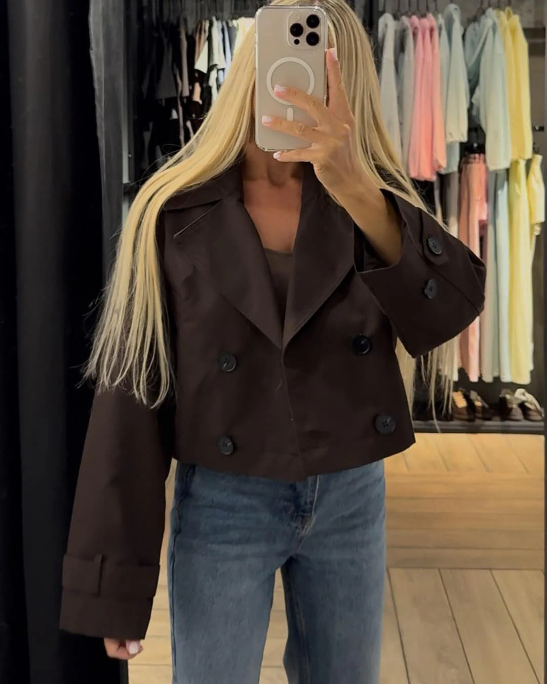 BENNETT SHORT TRENCH COAT FOR WOMEN
