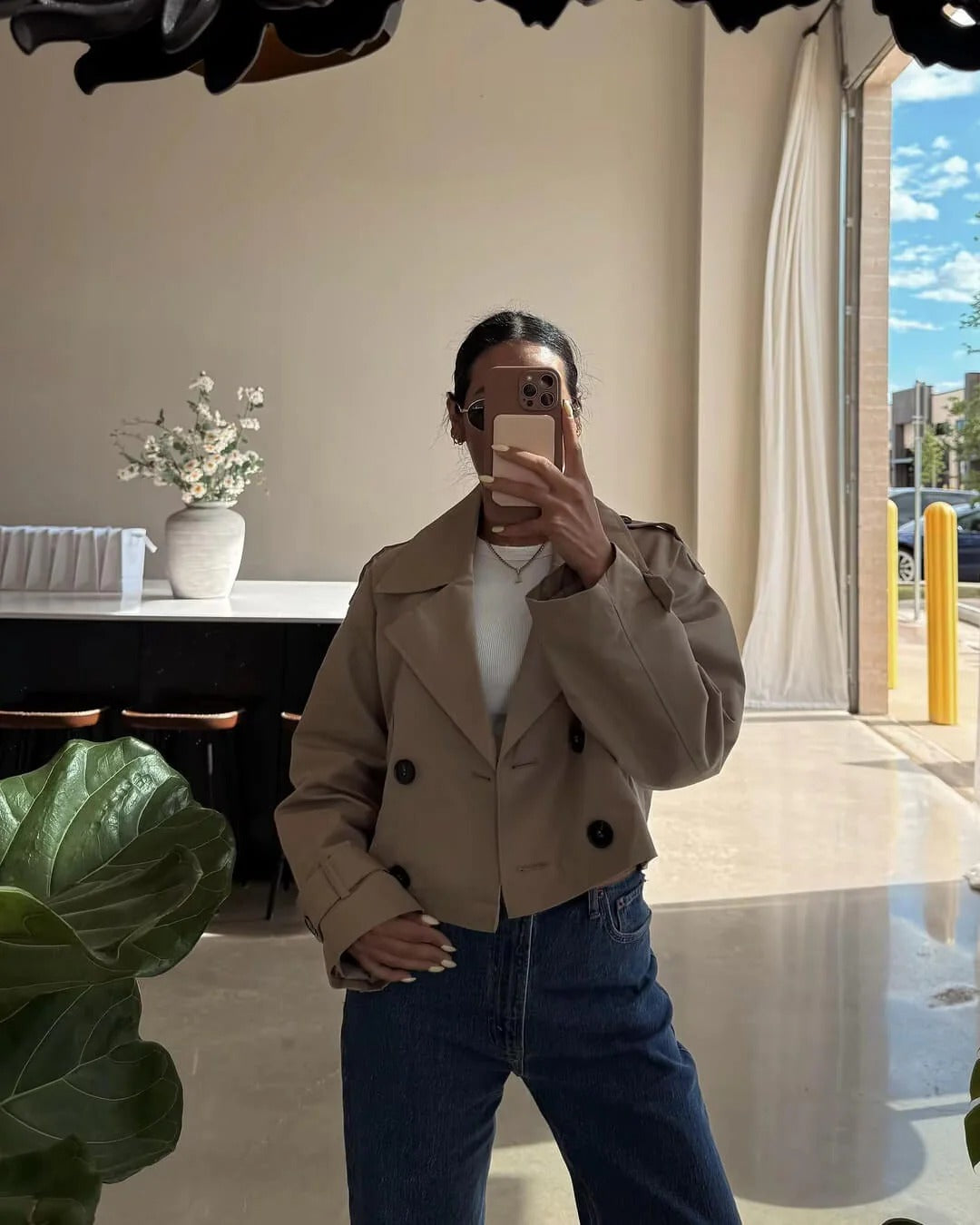 BENNETT SHORT TRENCH COAT FOR WOMEN