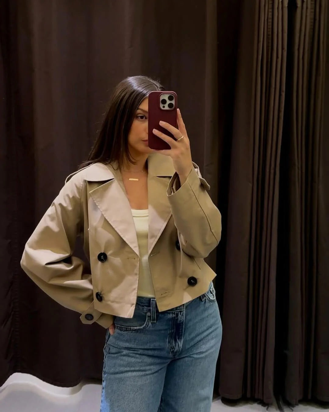 BENNETT SHORT TRENCH COAT FOR WOMEN