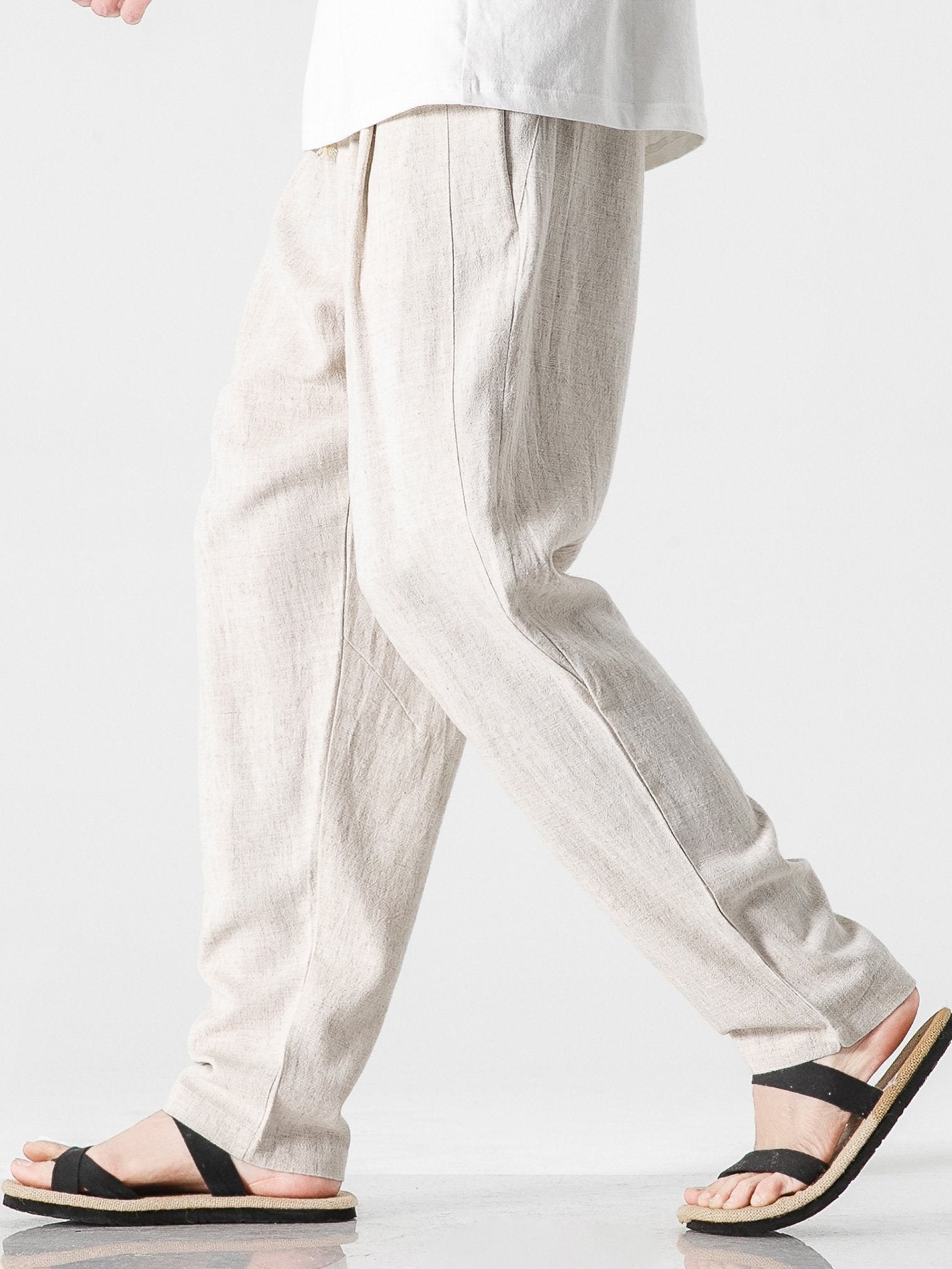 BENNETTVALE MEN’S RELAXED LINEN TROUSERS