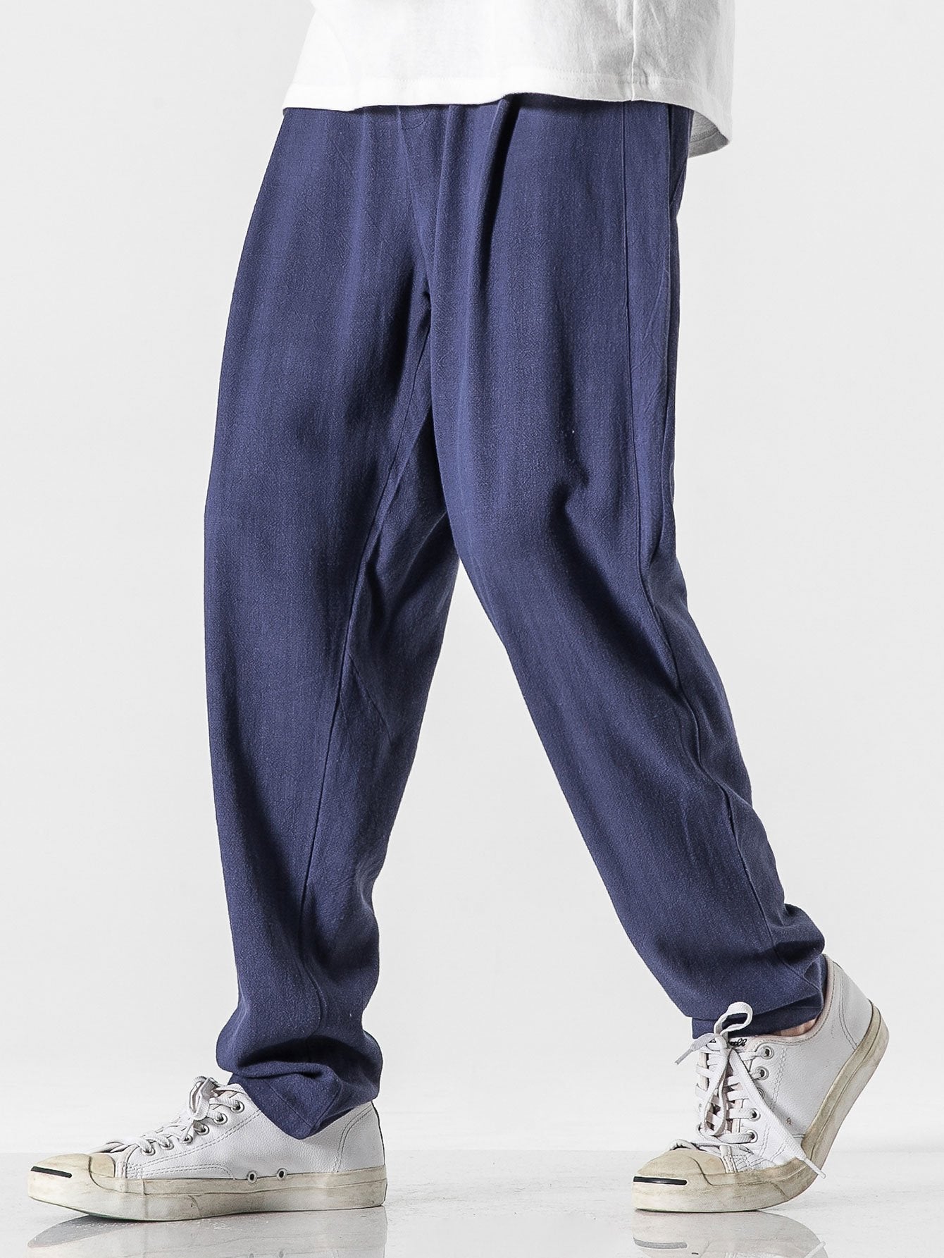 BENNETTVALE MEN’S RELAXED LINEN TROUSERS