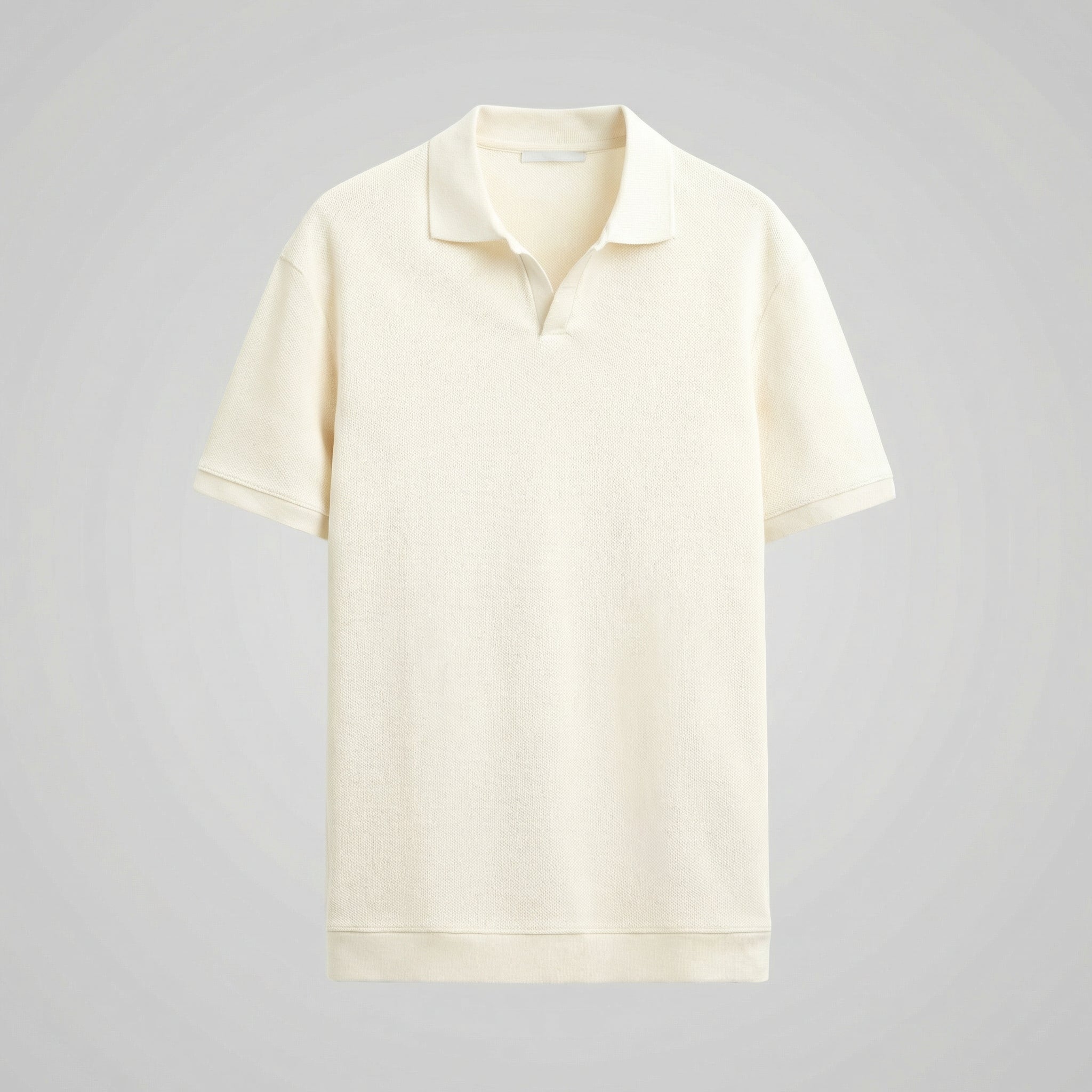 BENNETTVALE MEN’S TEXTURED V-NECK POLO