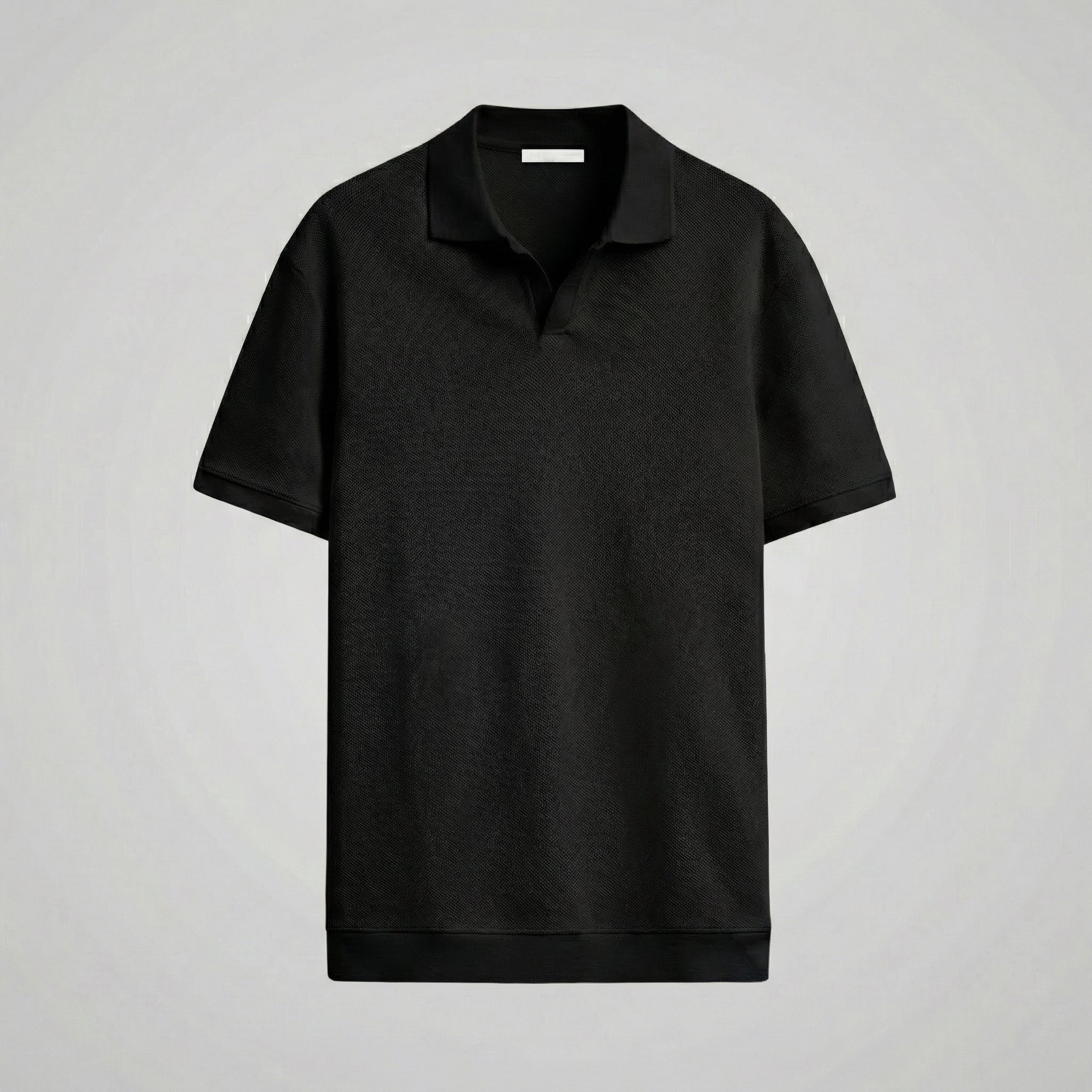 BENNETTVALE MEN’S TEXTURED V-NECK POLO