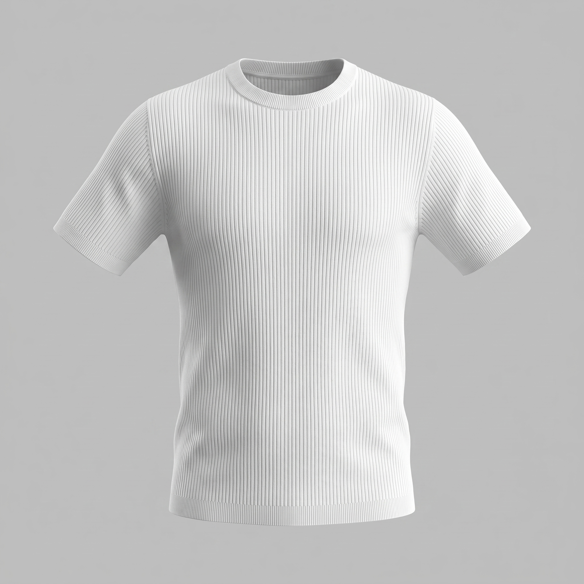 BENNETT MEN’S KNIT RIBBED ESSENTIAL TEE