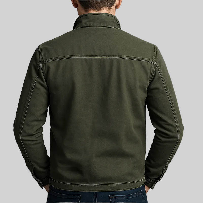 BENNETTVALE MEN’S VINTAGE-STYLE ZIP JACKET